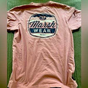 pink marsh wear with navy back design